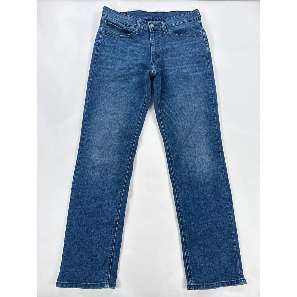 Levis 541 Mens Jeans 34x34 Blue Athletic Taper Stretch Denim Medium Wash